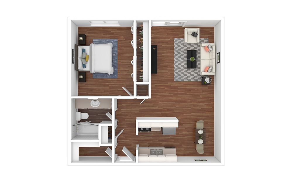 Nevada 1 bedroom 1 bath 667 square feet