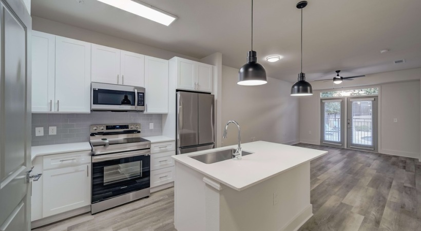 Wood-Style Flooring in Our Apartments by the Galleria Dallas