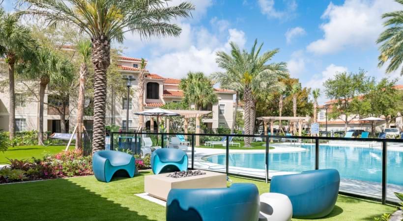 Resort-style Pool at Our Palm Beach, Florida Apartments