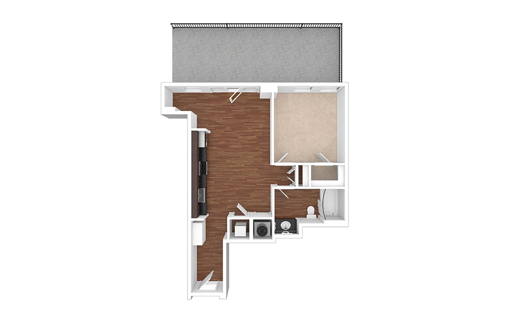 The Crescendo 1 bedroom 1 bath 700 square feet (1)