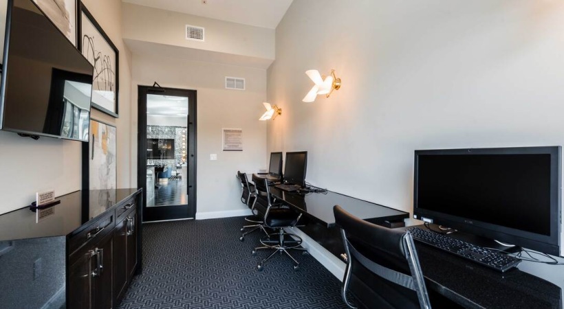 Business Center with WiFi at Our Apartments Near Far North Dallas
