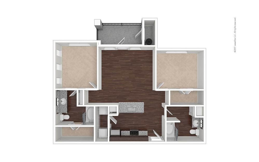 Mystic Oak 2-Bedroom Apartment on Manchaca