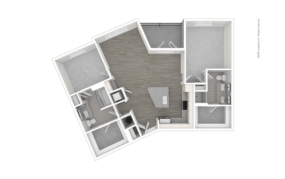 The Sinclair 2 Bedroom at Our Apartments for Rent in Gwinnett County, GA
