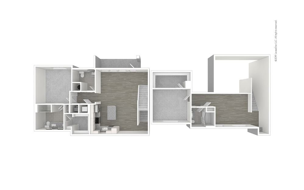 The Spivey 2 Bedroom at Our Apartments Near Peachtree Industrial Blvd