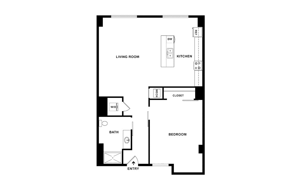 A11 Floor Plan | Cortland on Blake