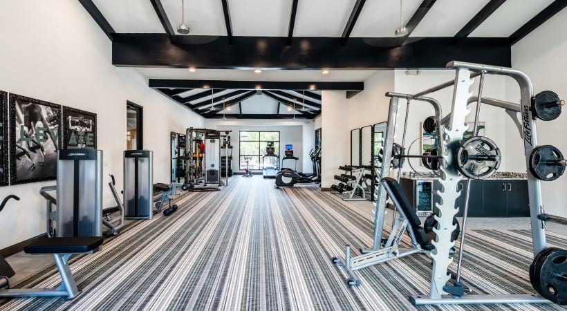 Upscale Irving apartments with fitness center