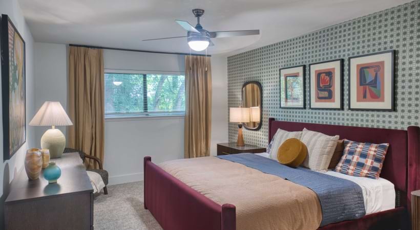 Spacious Bedroom at Our Apartments for Rent in Cumberland, GA