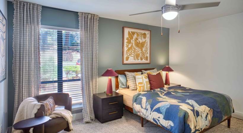 Spacious Bedroom at Our Apartments for Rent in Cumberland, GA
