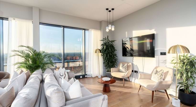 Sky Lounge at Our Apartments Near Brindley Place in Birmingham