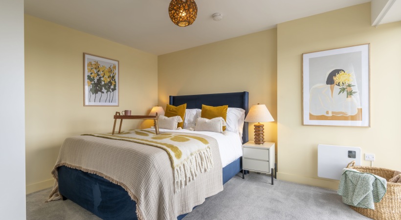 Spacious Bedroom at Our Westside Apartments in Birmingham