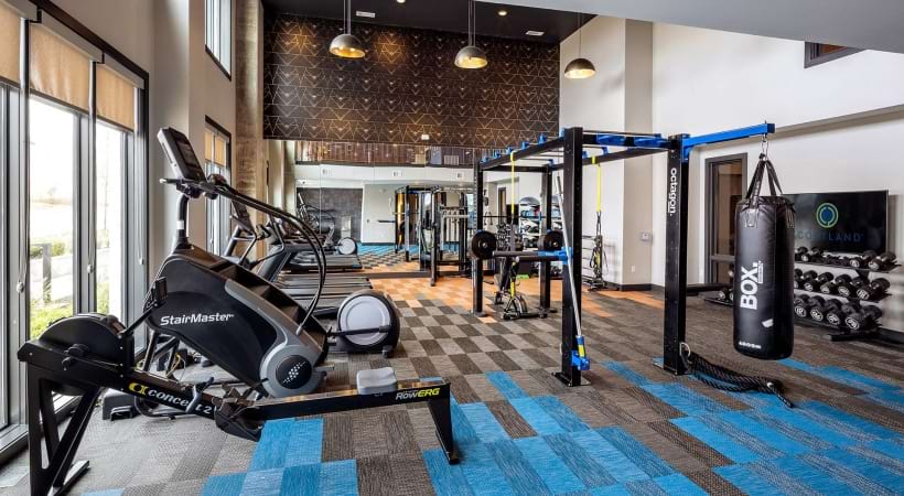 24/7 Fitness Center at Our Cortland Apartments in Nashville
