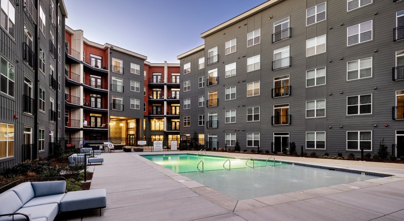 Saltwater Pool at Our Apartments Close to Tennessee State University
