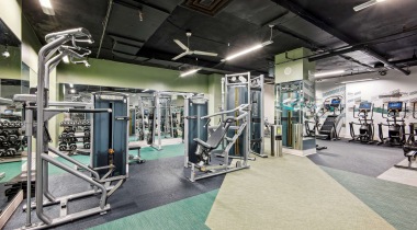 Modern 24/7 Fitness Center with Cardio Equipment at Our Apartments Near Landmark Mall in Alexandria, VA