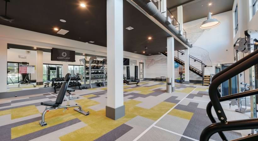Two-Story, 24/7 Fitness Center at Our Apartments in Allen, TX
