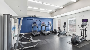24/7 Fitness Center with Ample Machines at Our Apartments in Old Town Near Alexandria