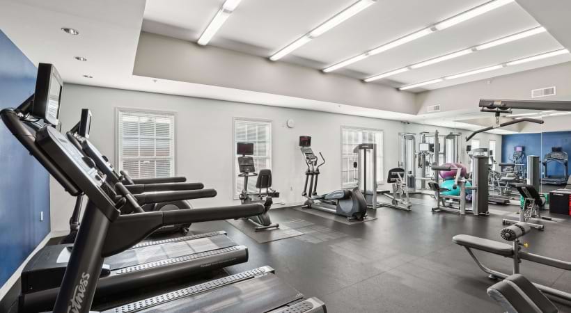24/7 Fitness Center with Cardio Machines at Our Apartments in Old Town Near Alexandria, VA