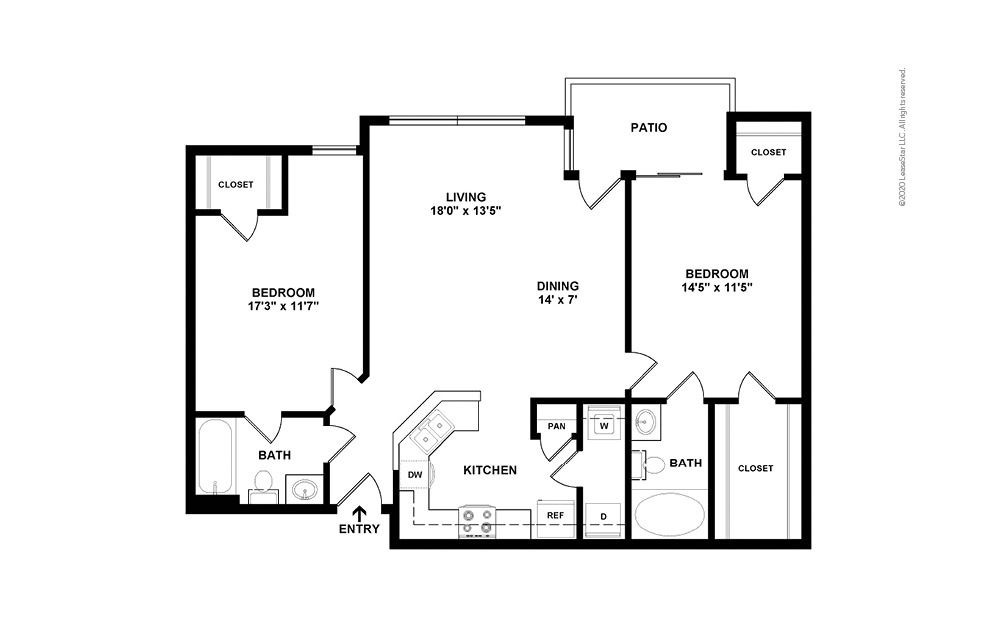 Coit Floor Plan | Cortland North Plano