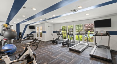 24/7 Fitness Center at Our Apartments for Rent in Sandy Springs