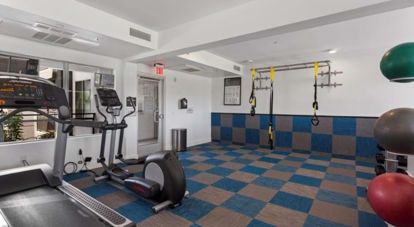 Two Story, 24/7 Fitness Center at Our Apartments Near Biltmore