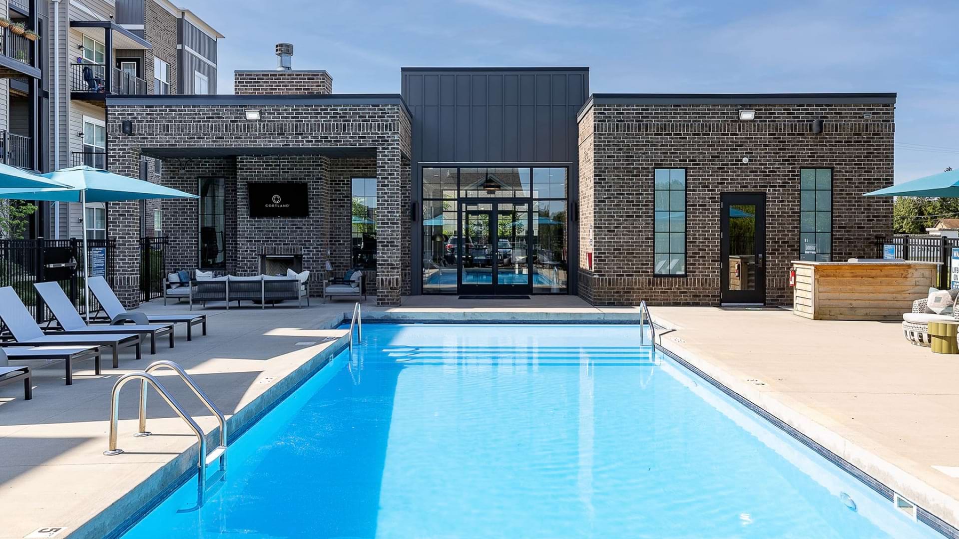 Resort-Style Pool at Our Modern Apartments in Dublin, Ohio