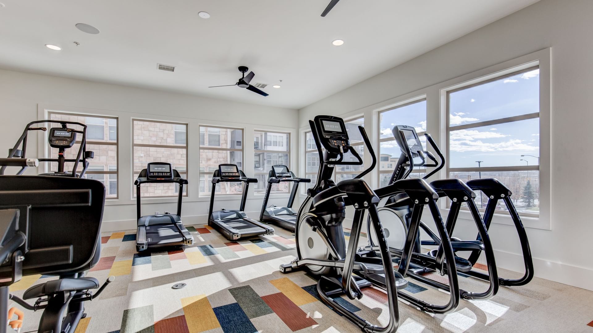 Cardio Machines at Our Broomfield Apartments with Gym