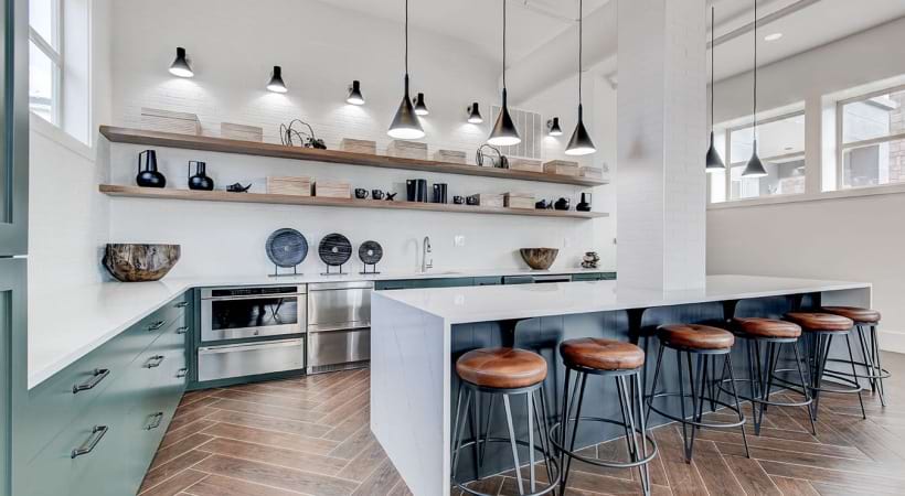 Resident Clubhouse with Party-Ready Kitchen