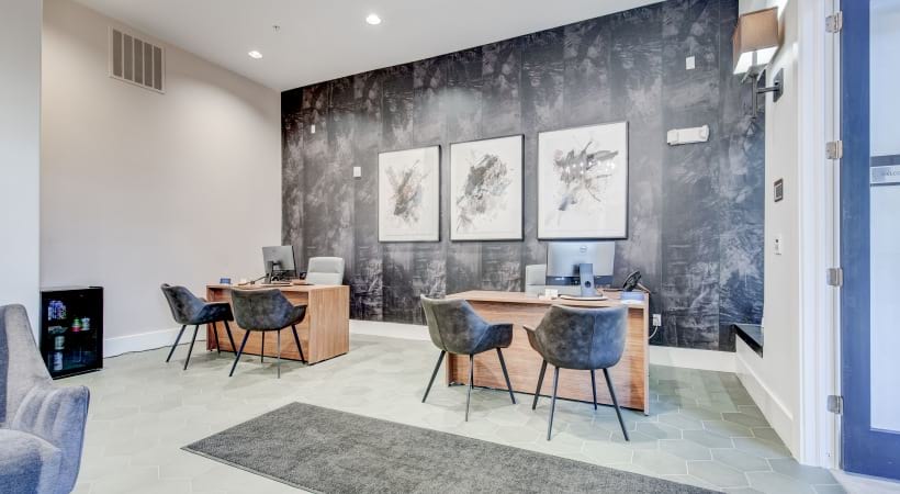Modern Leasing Office at Our Interlocken Apartments in Colorado