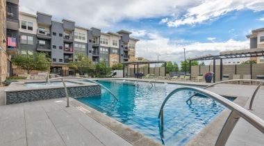 Heated, Resort-Style Pool at Our Upscale Apartments by Flatirons Mall