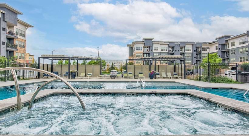 Resort-Style Pool with Heated Spa and Sun Deck