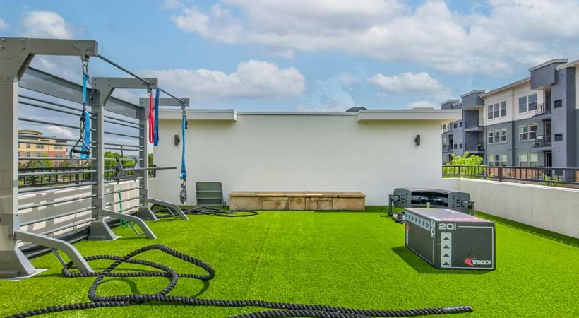 Rooftop Strength Training Space