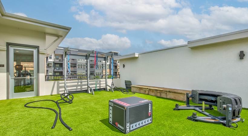 Rooftop Training Space at Our Luxury Apartments for Rent in Broomfield, CO