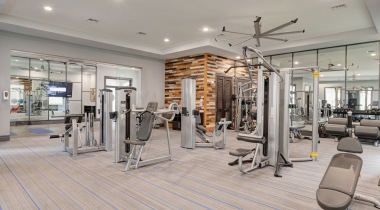 Exercise Equipment in Our 24/7 Fitness Center at Cortland Hollywood