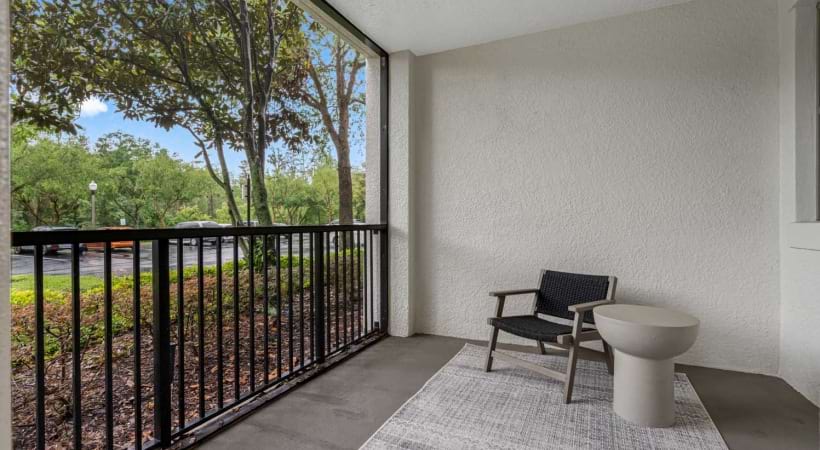 Private Patios and Balconies at our apartments for rent in Winter Garden, FL