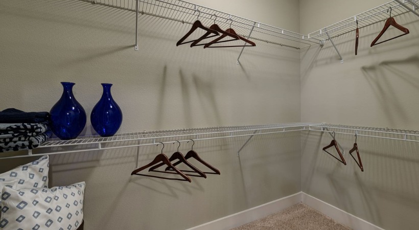 Walk-in Closet in Our Apartments for Rent in the League City, TX Area