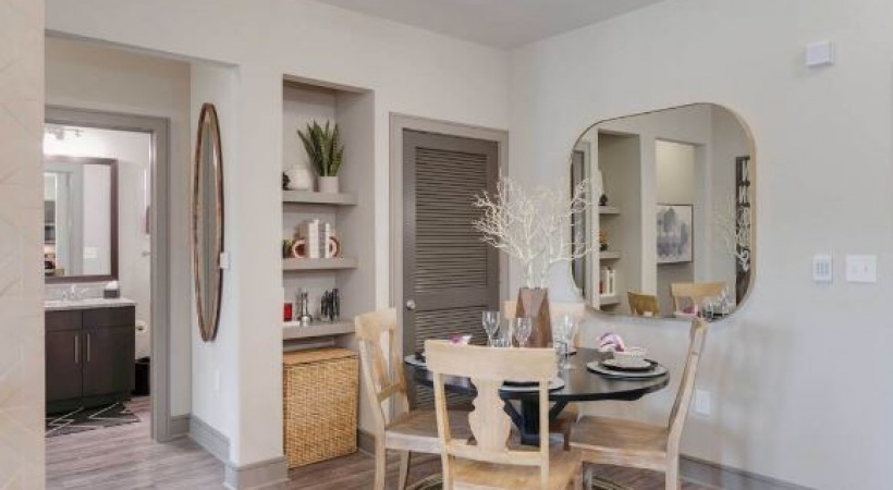 Modern apartment dining area at our apartments in Pearland, TX