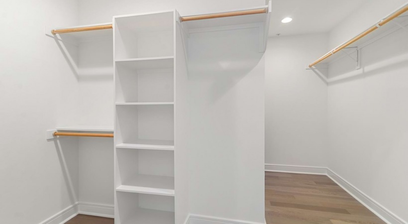 Spacious Walk-In Closet at Our Luxury Dallas Apartments