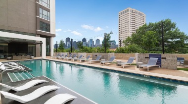 Luxury Resort-Style Pool at Our Apartments Near Katy Trail, Dallas