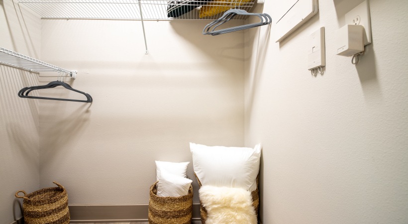 Spacious Walk-In Closets