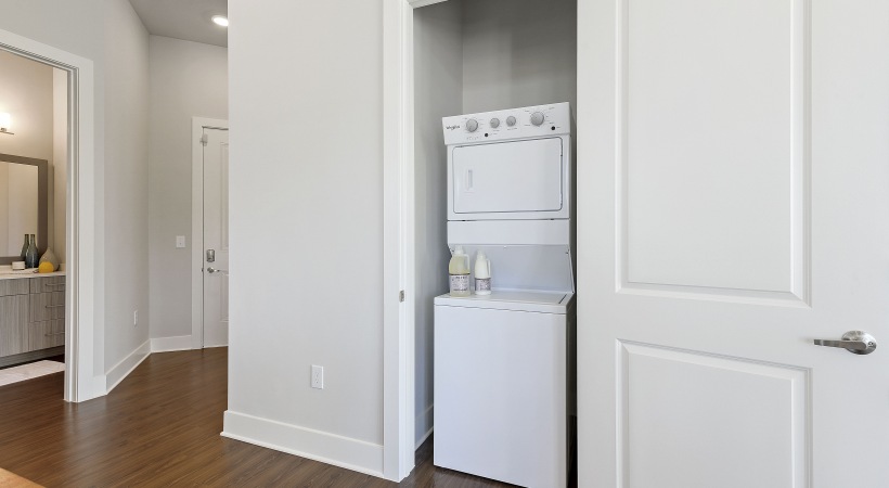 In-Home Washer and Dryer Set in Our NoDa, Charlotte Apartments