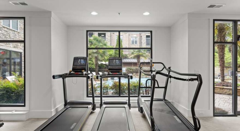 Newly Renovated Fitness Center at Our Apartments Near Emory University