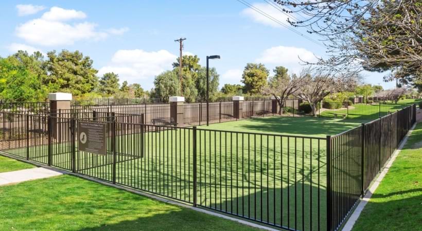 Leash-Free Bark Park With a Fenced in Perimeter at Our Apartments in South Phoenix