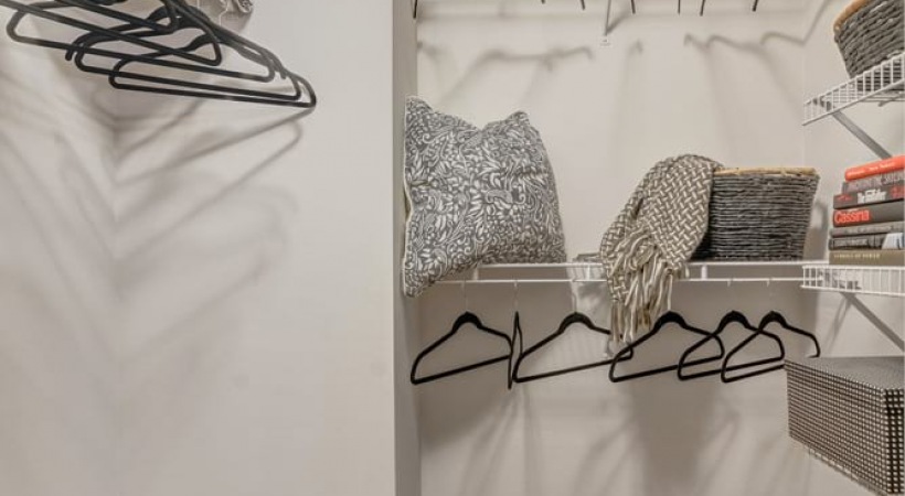 Spacious Walk-In Closets