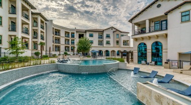 Resort-Style Pool at Cortland Riverside in Fort Worth