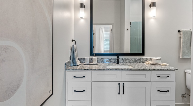 Modern Bathroom at Our Apartments in Riverview