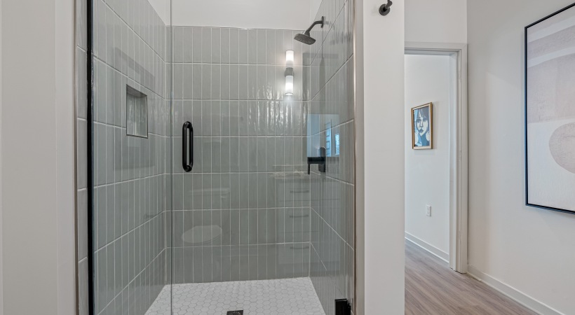 Rainfall Shower at Our Riverview Apartments for Rent
