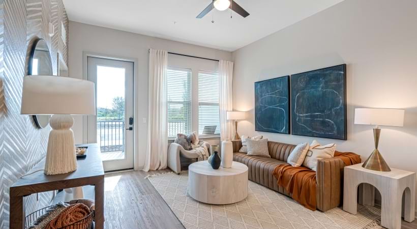 Living Room at Our Apartments in Riverview, FL
