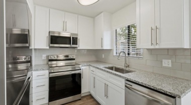 Kitchen with Stainless Steel Appliances at Our Apartments in Tucson