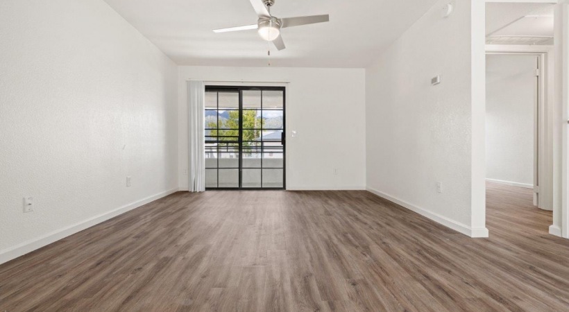 Spacious Living Room and Bedroom at Our Apartment Homes in Tucson