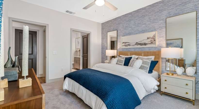 Spacious Bedroom at Our Apartments Near Gandy Bridge