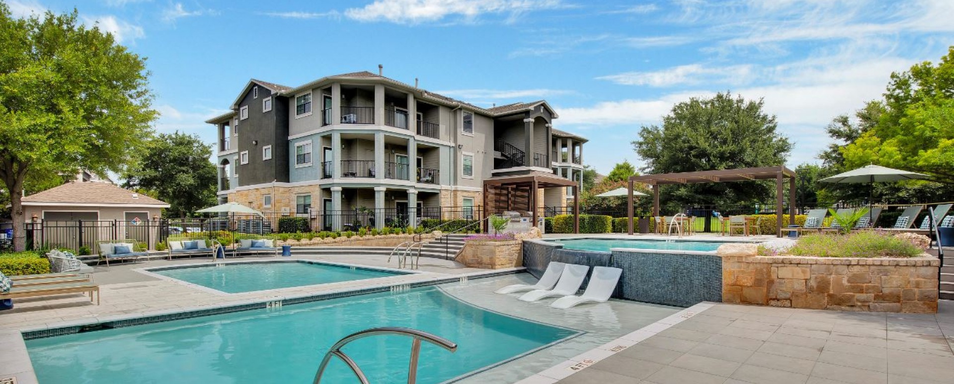 Resort-Style Pools at Our Southpark Meadows Apartments